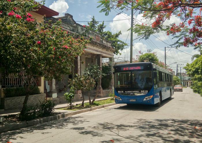 guagua A-16 en calle agua dulce del cerro