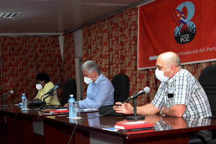 Miguel Díaz-Canel en conclusiones sobre reuniones del 8vo. Congreso del PCC