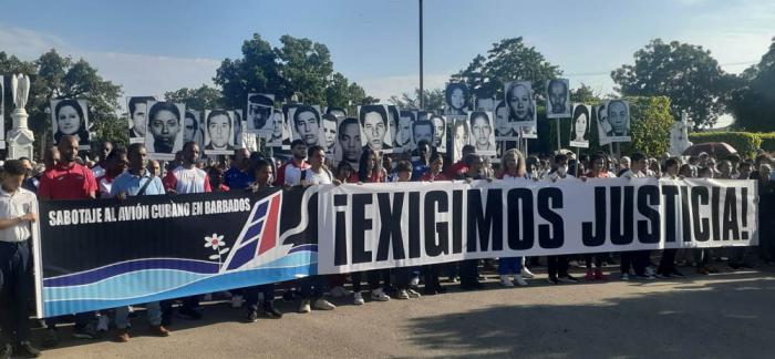 Homenaje a víctimas del Crimen de Barbados